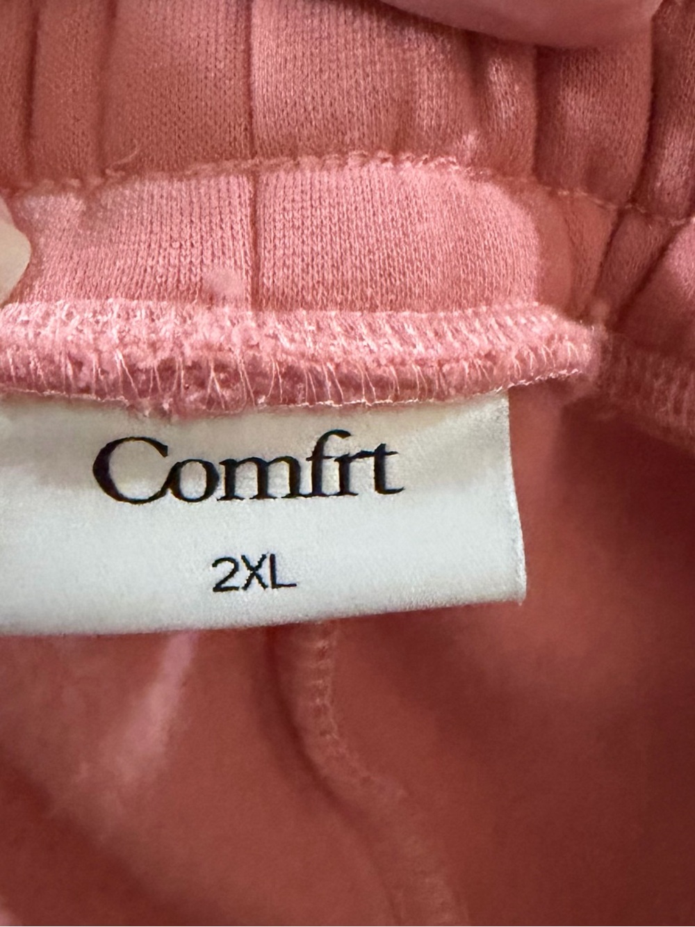 Oversized and weighted coral blush Track Pants & Hoodie You Matter COMFRT 2XL - Picture 14 of 16